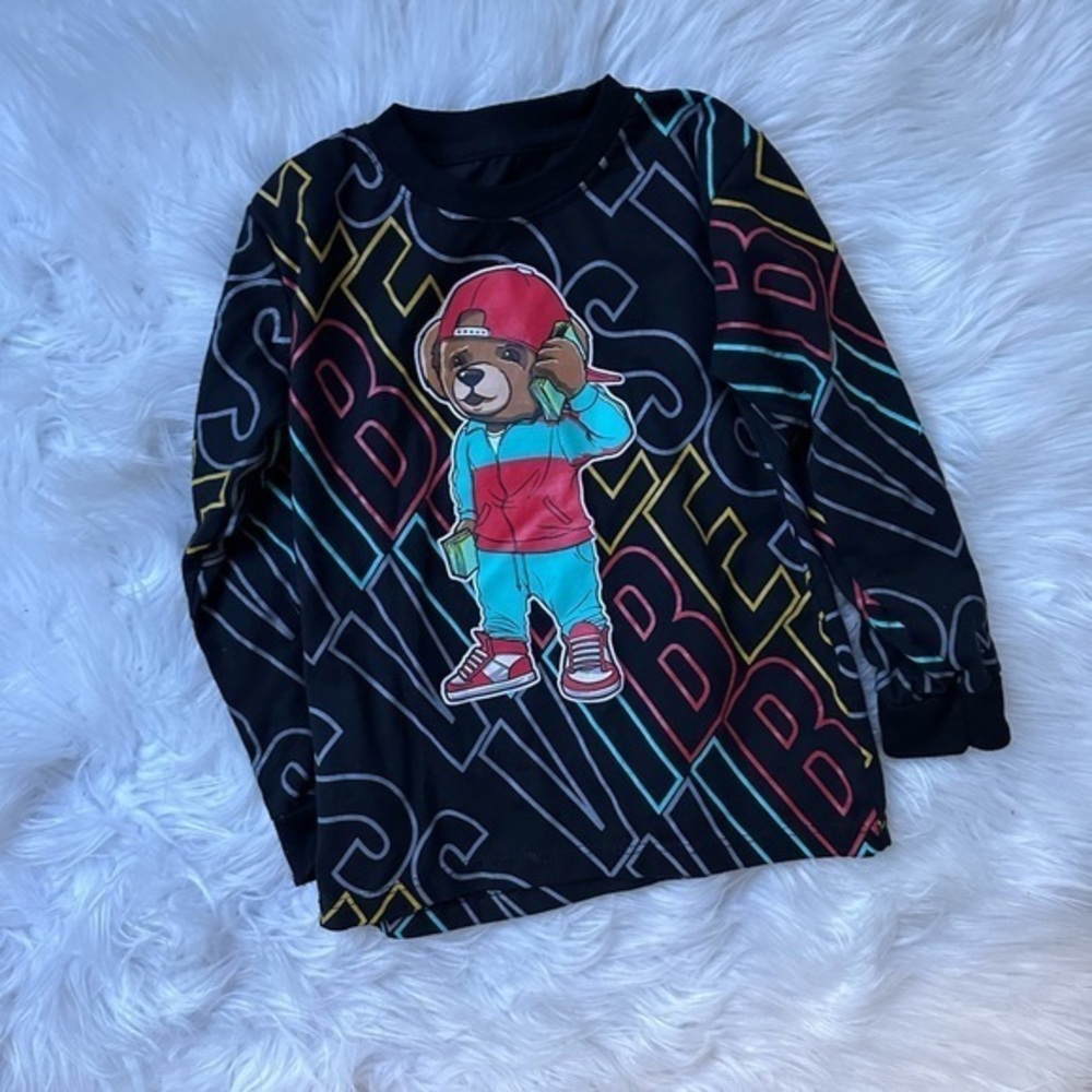 Graphic toddler long sleeve shirt